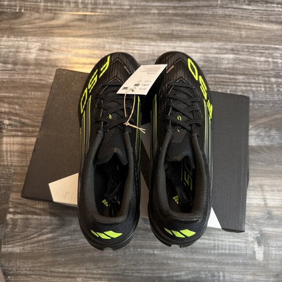 Adidas F50 League TF JH7725 Black Men 11.5 Futsal Shoes Football Soccer Boots